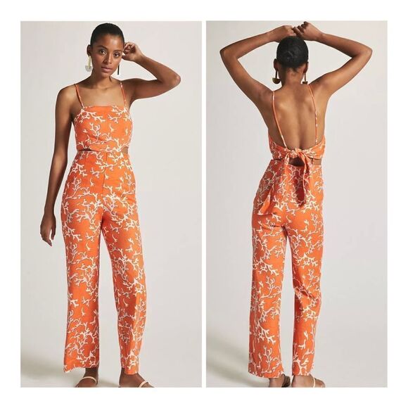 NWT Anthropologie Rivera Linen Jumpsuit size 4
Retail $180 - Picture 1 of 12